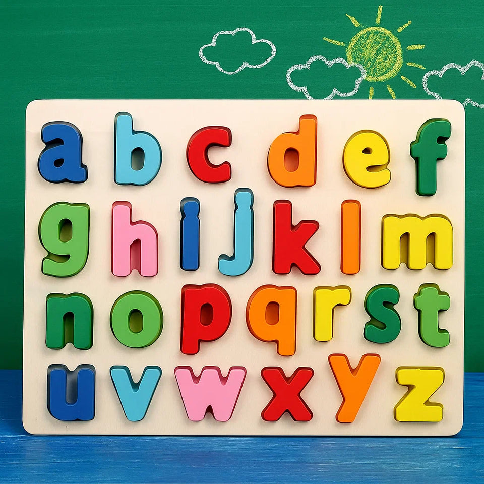 AlphaBlocks – Holz & Lernspielzeug – 3D-Buchstabenpuzzle