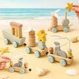HappyTrain – Montessori & Fun – Holzeisenbahnset