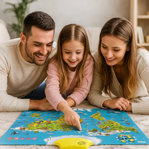 LittleExplorers – Lernen & Spielen – Weltkarte der Tiere