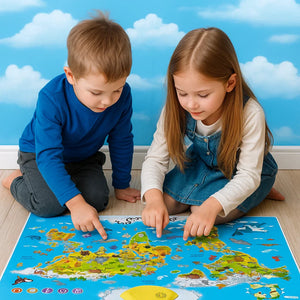 LittleExplorers – Lernen & Spielen – Weltkarte der Tiere