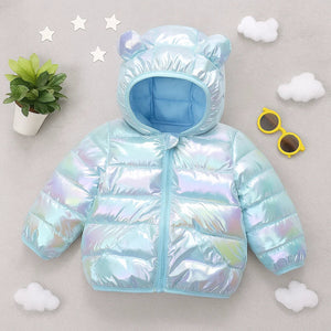 CuddleCoat  – Dicke wattierte Jacke mit Bärenkapuze