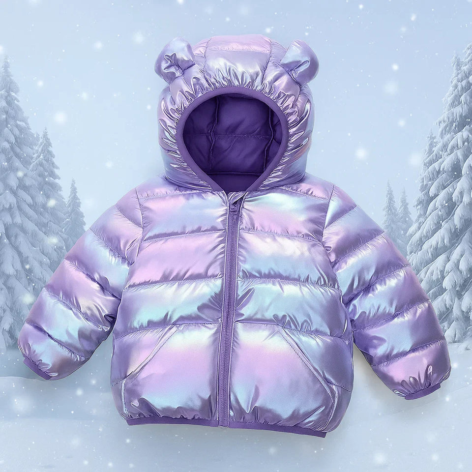 CuddleCoat  – Dicke wattierte Jacke mit Bärenkapuze