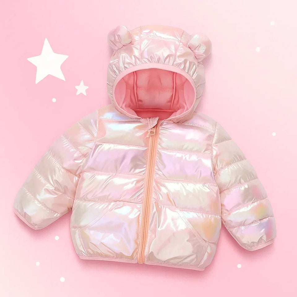 CuddleCoat  – Tykt vatteret jakke med bjørnehætte