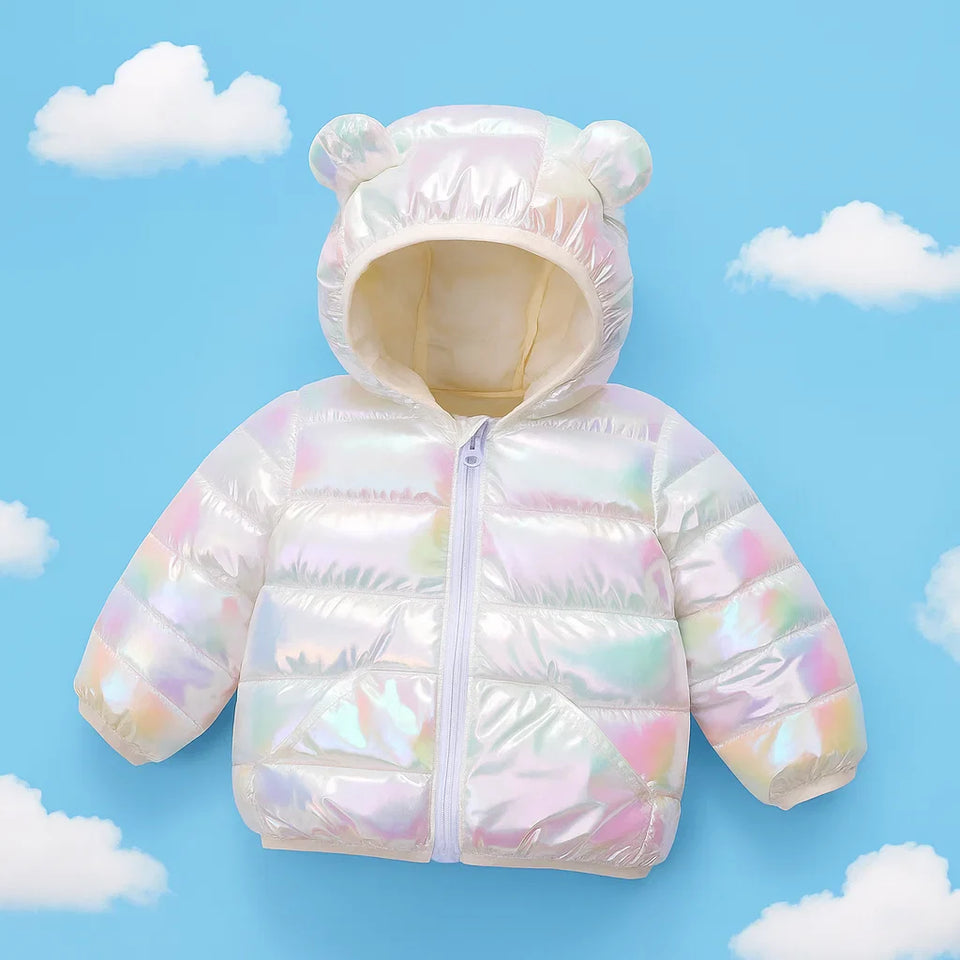 CuddleCoat  – Dicke wattierte Jacke mit Bärenkapuze