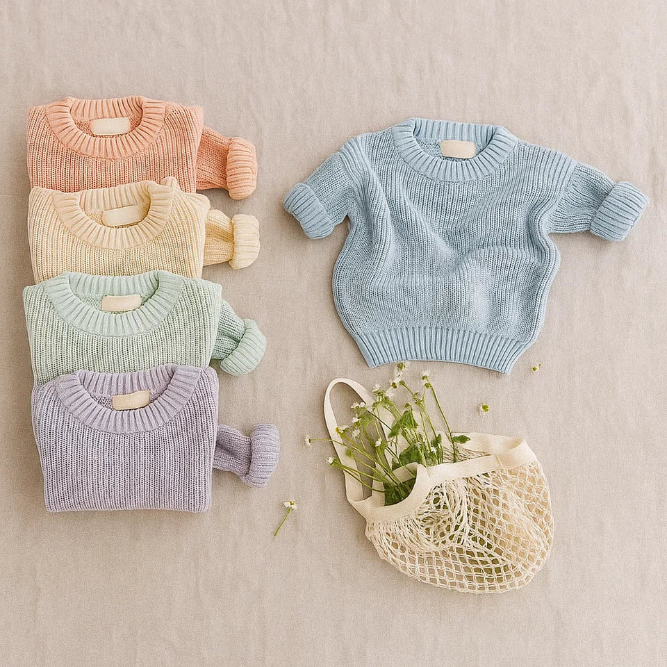 PureSoft – Klassisch & Gemütlich - Solider Strickpulli