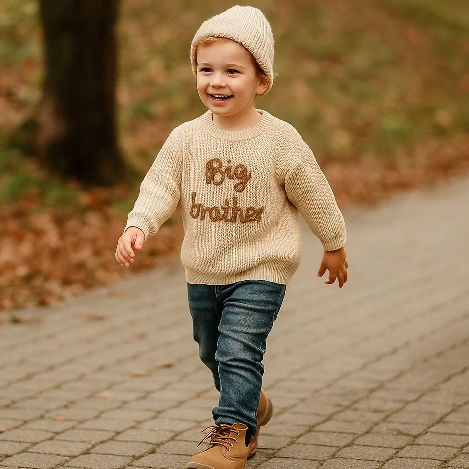 MiniTrend – Gemütlich & modern – Kinderpullover mit „Big Brother“