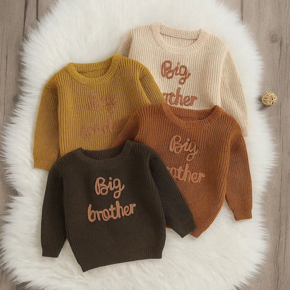 MiniTrend – Gemütlich & modern – Kinderpullover mit „Big Brother“