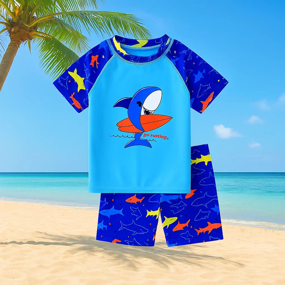 AquaFun – Atmungsaktiv & sicher – Kinder-Badeset mit UPF-Schutz