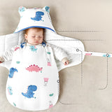 SnuggleBear – Komfort & Bequemlichkeit – Baumwoll-Babywickeldecke zum Einwickeln