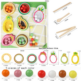 Toddler Clips™ - Obst & Formspiel -  Sortierspiel