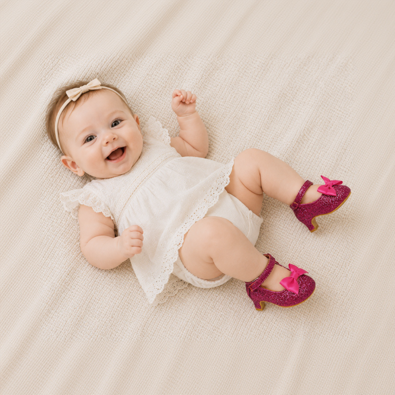 Princess First Heels – Süß & bequem – Babyschuhe für Mädchen