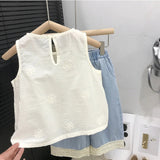 Sleeveless Tops & Pants – Weich & stilvoll – Sommer-Set für Kinder