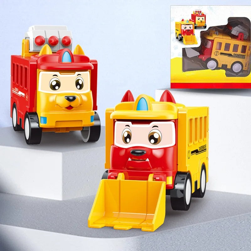 Mini Transformer™ –  Skub og drej - legekøretøj