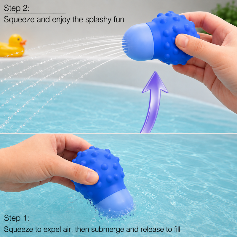 Water Squirters – Spaß & Sicherheit – Wasserspritzpistolen (3er-Set)
