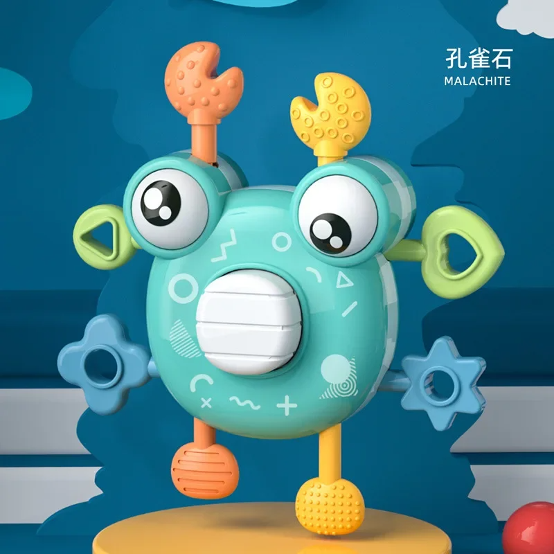 Crab Pull Toy™ – Greif- und Ziehspaß – Krabbe Sensorisches Zahnungsspielzeug