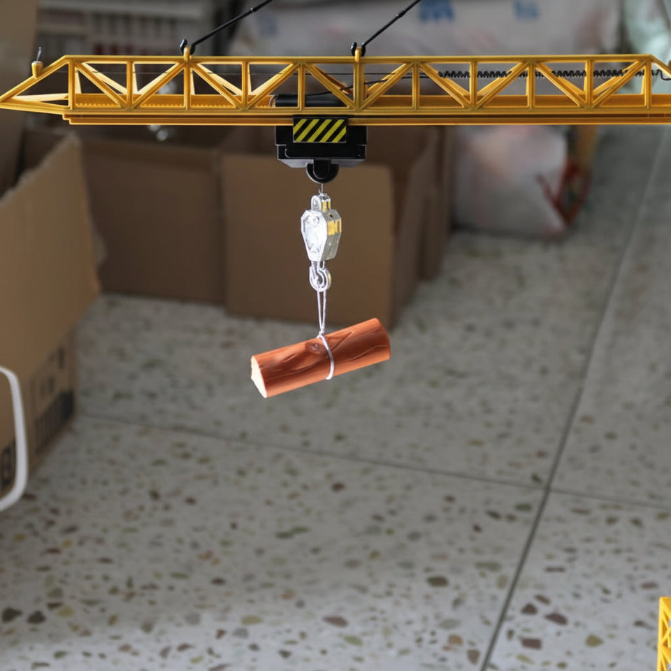 CranePro – Interaktiv & realistisch – ferngesteuerter Spielzeug-Turmkran