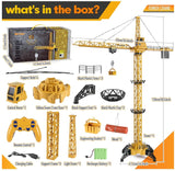 CranePro – Interaktiv & realistisch – ferngesteuerter Spielzeug-Turmkran