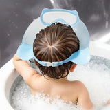 SplashGuard – Bequem & praktisch – Baby-Duschhaube mit Gesichtsschutz