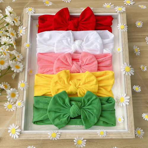 Mini Fashion – Modisch & weich – Kinder-Schleifen-Stirnbänder