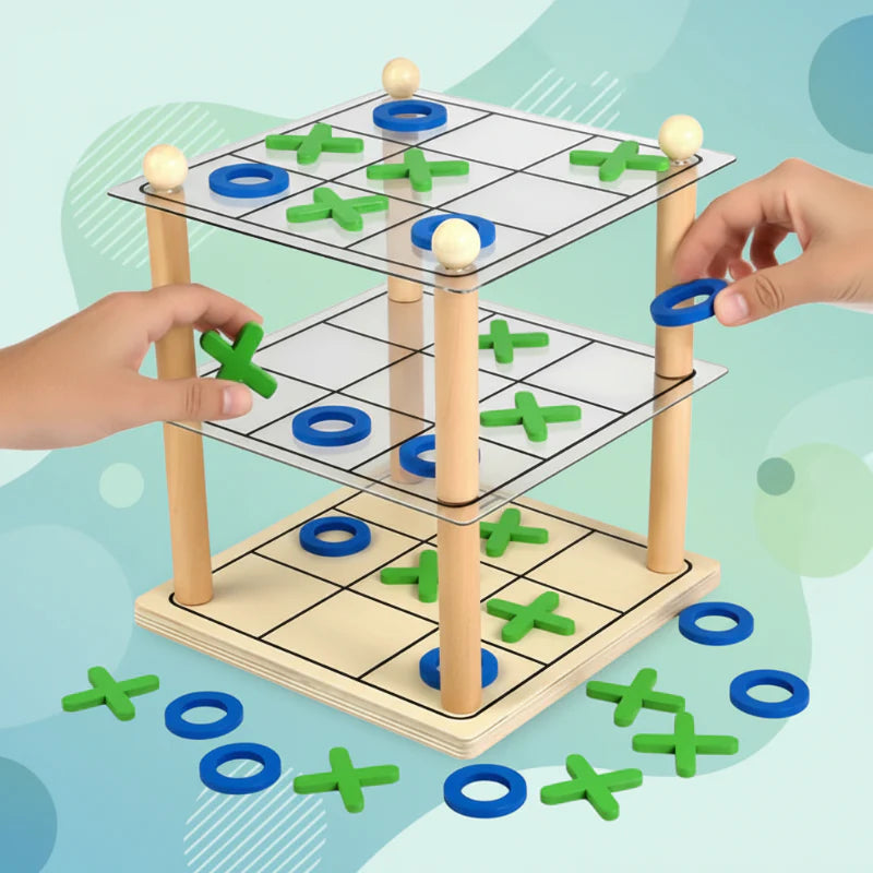 LogicTower – Pädagogisch & Clever – Tic-Tac-Toe 3D