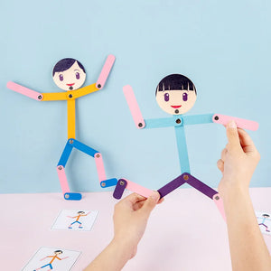 PlayGrow - Wachsen durch Spielen - Montessori-Puzzle Sportler