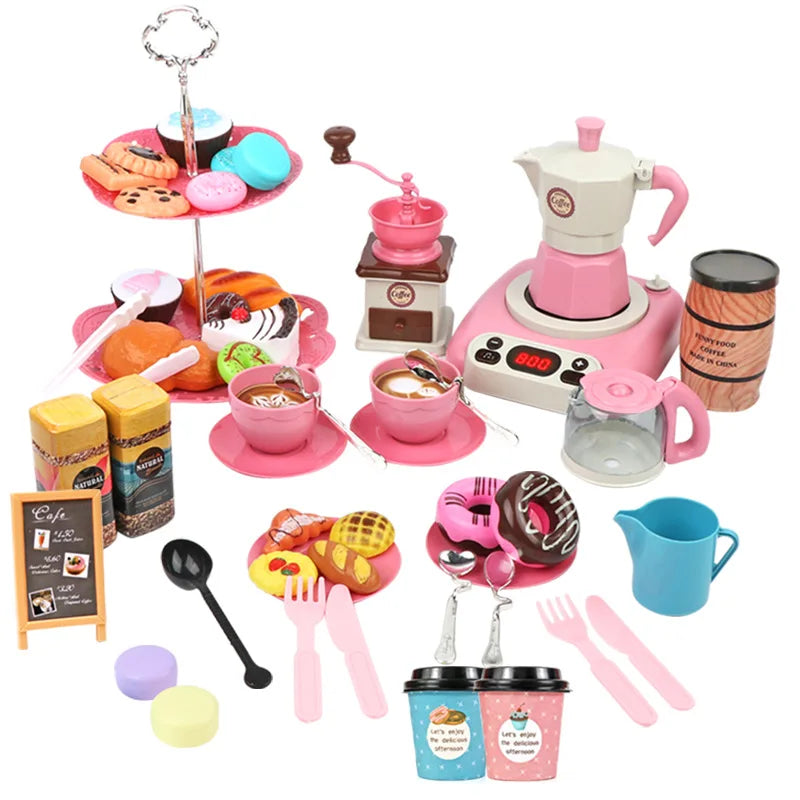 Cafe Set™ - spirende barista og bager - Café-legetøjssæt