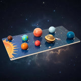 Wooden Solar System – Lehrreich & Entdeckungsreich – Planeten-Spielset