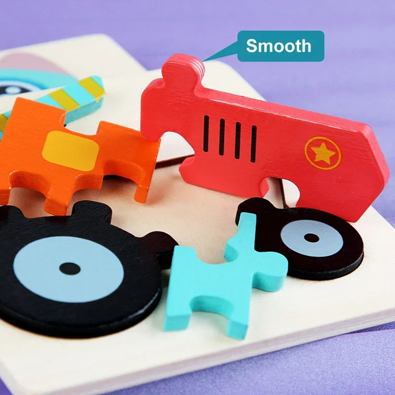 3D Wooden Puzzle™ - Legesyge puslespilseventyr - Puslespil