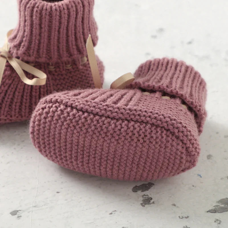 Booties & Mittens – Blødt & varmt – sæt med handsker og tøfler