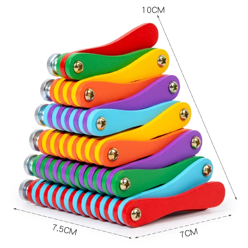 Folding Brain Toy™ – Tænk og leg – Foldbart puslespil af træ