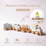 TrainCount –  Klassisch & Pädagogisch – Montessori-Zug aus Holz
