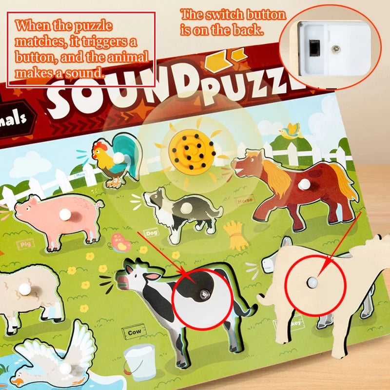 Sound Matching Game™ – Hør og Opdag – Lærerigt puslespil