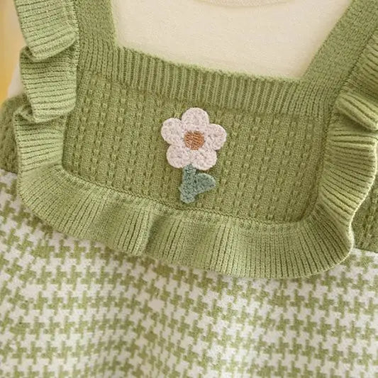 Mini Fashion™ -  Sødt look - Langærmet kjole