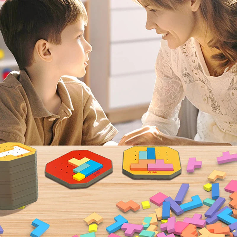 Colorful Tangram Puzzle™ - Kreativität und Lernen - Tangram-Puzzles