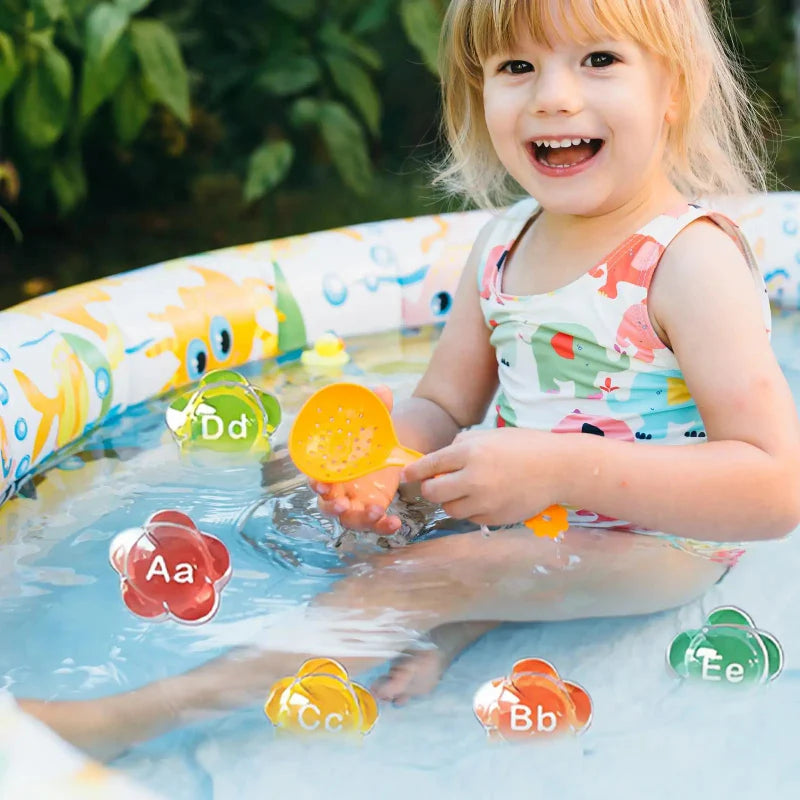 BubbleAlphabet – Sanft & Lehrreich – Wasserbuchstaben