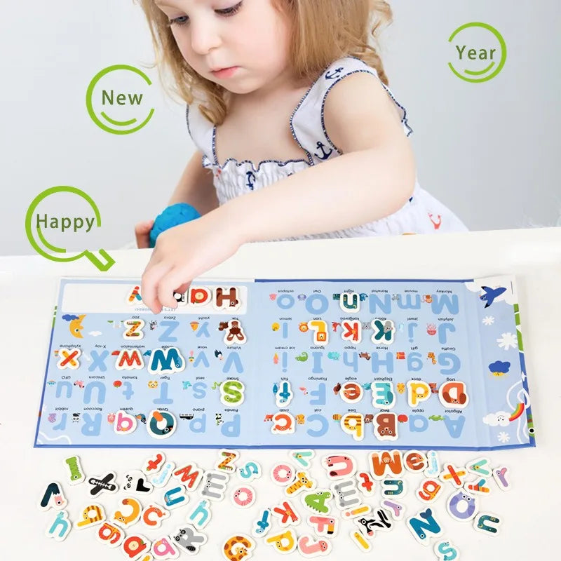 BusyBrain – Englische Vokabeln lernen & Rechnen – Alphabet & Zahlen Puzzlebuch