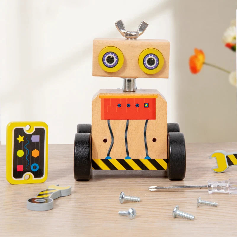 Woods™ - Bauen & Spielen - Bauroboter aus Holz
