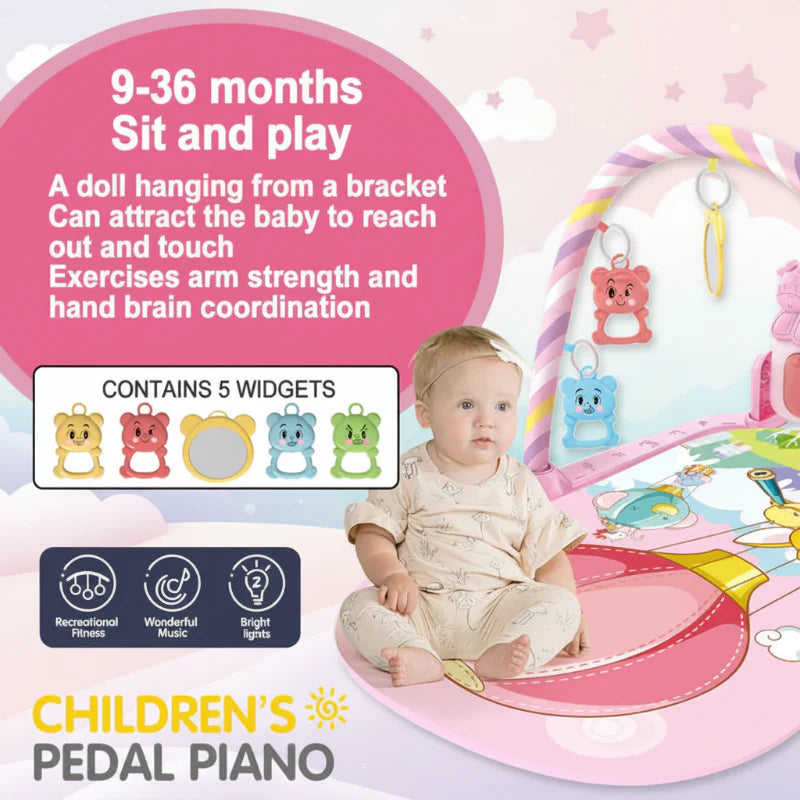 Musical Baby Play Gym – Farbenfroh & lehrreich – Baby-Gymnastikmatte