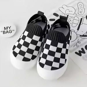 Mini Fashion™ - Geblocktes Muster - Flexibler Schlupfschuh