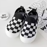 Mini Fashion™ - Geblocktes Muster - Flexibler Schlupfschuh