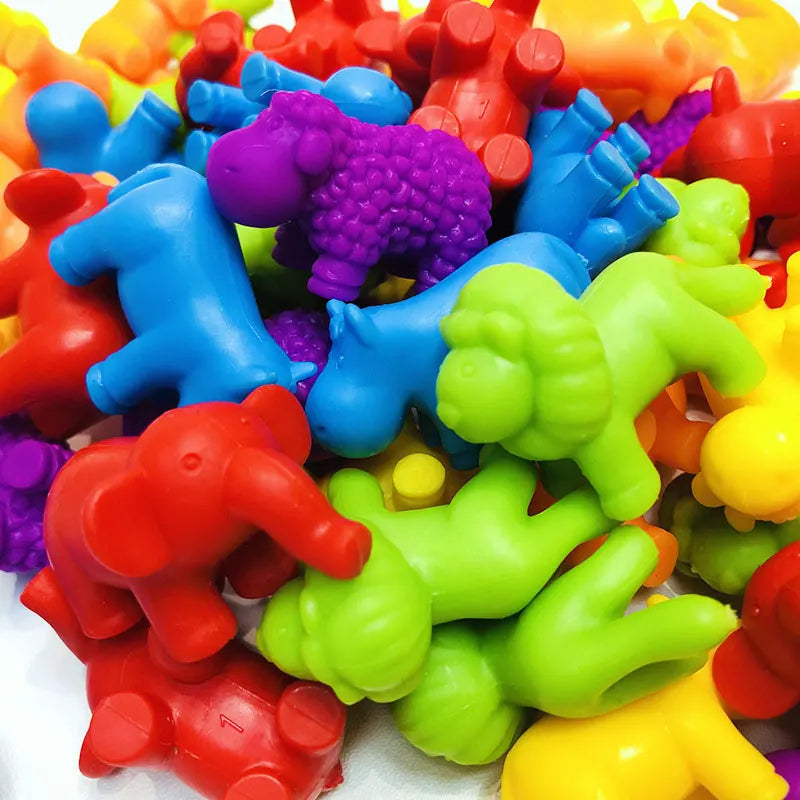 Rainbow Teddy Bears Toys™ - Pädagogisch & kreativ - Regenbogen Zählende Bären