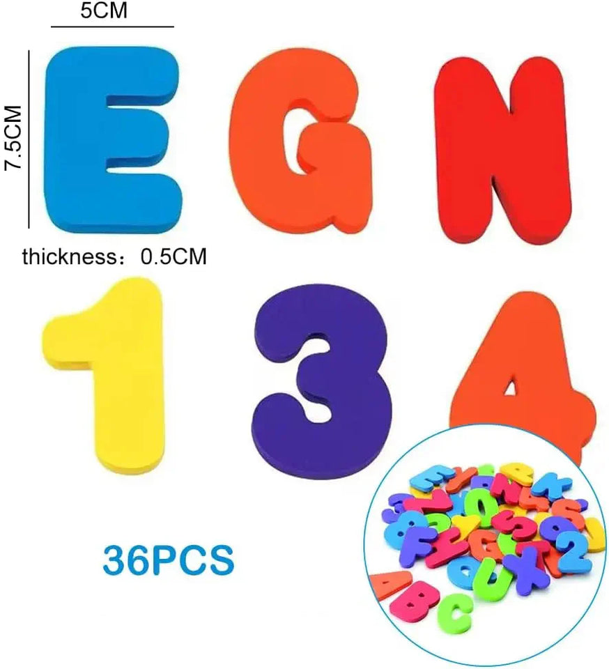 Colorful Bathing Letters™ - Bildung & Spaß - Bunte Badebuchstaben