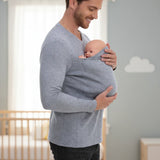 Kangaroo Pocket Shirt – Bequem & praktisch – T-Shirt-Babytrage für Männer