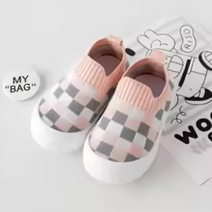 Mini Fashion™ - Geblocktes Muster - Flexibler Schlupfschuh