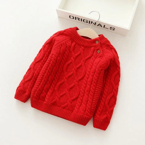 LittleLoom – Schön & Gemütlich – Gestrickter Winterpullover aus Wolle