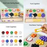 Toddler Clips™ - Obst & Formspiel -  Sortierspiel
