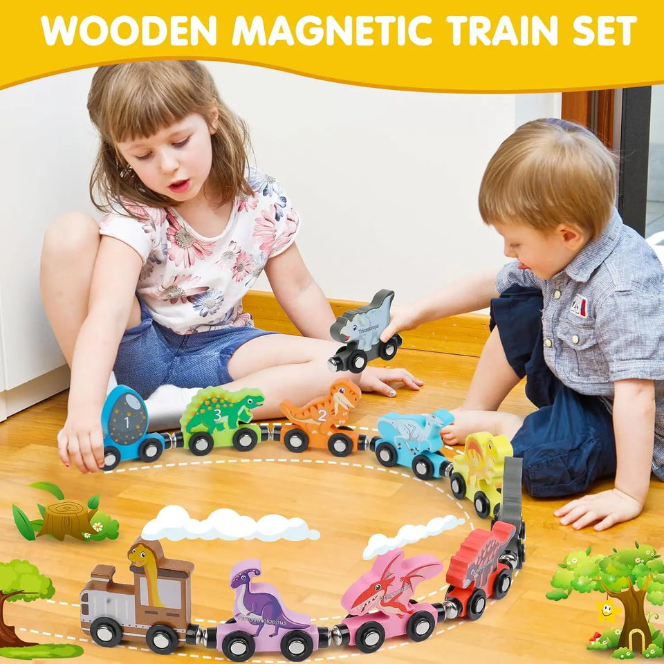 Tiny Express™ – Ausmalen & Gestalten - Holzeisenbahnspielzeug