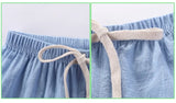 Mini Fashion™ - Hurtigtørrende materiale - Bomulds-linned shorts