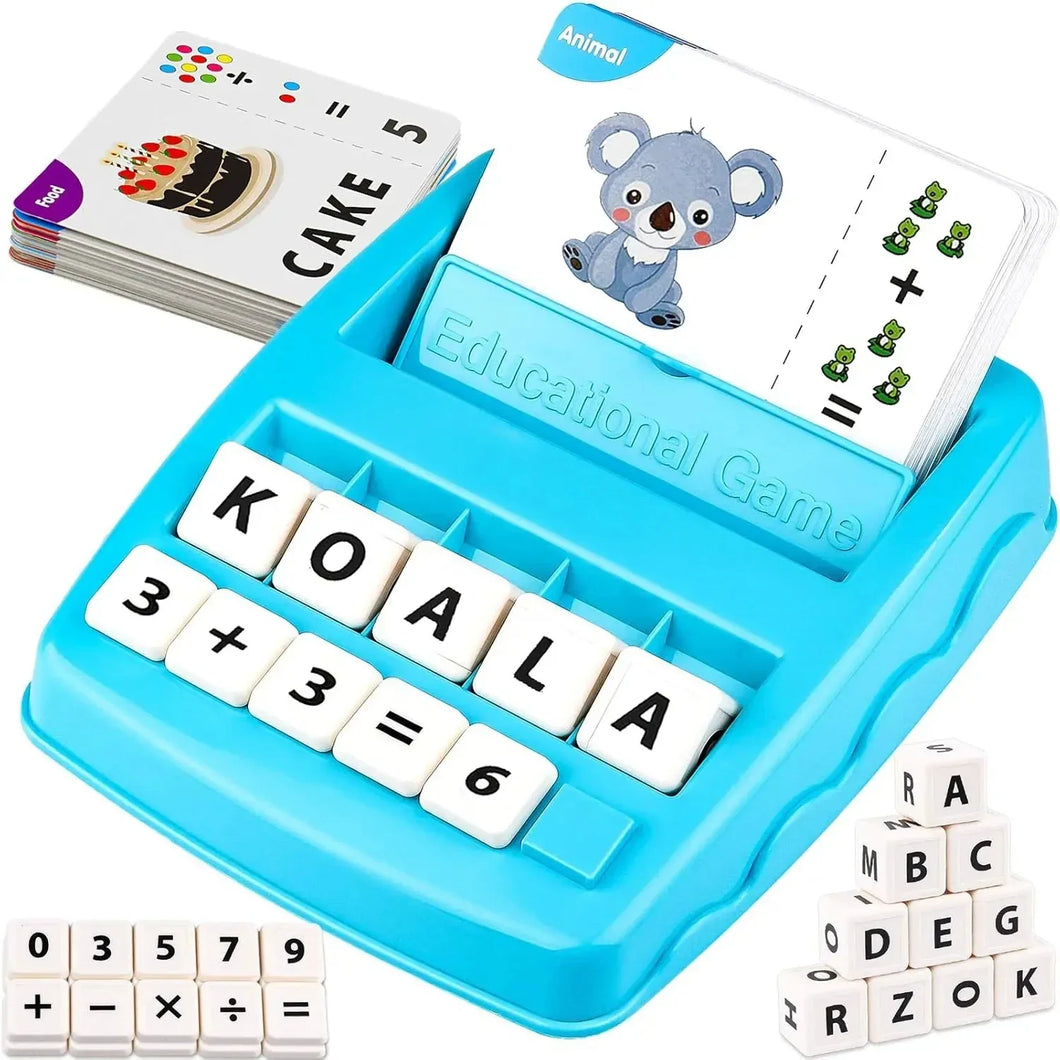 EduPlay – 2-in-1 – Lern- und Spielset mit Alphabet- und Zahlenkarten