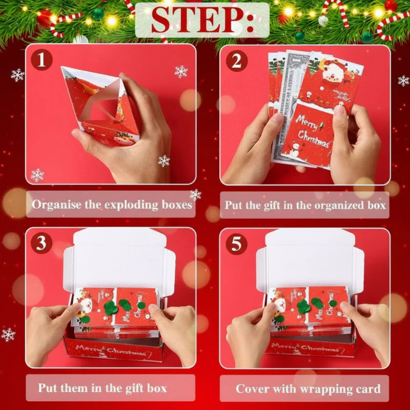 MerryPop – Magisch & Überraschend – Weihnachts-Geldgeschenkbox